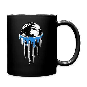 Melting World - Full Colour Mug - black - Right