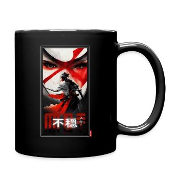 mot samouraï anime - Mug uni - noir - Droite