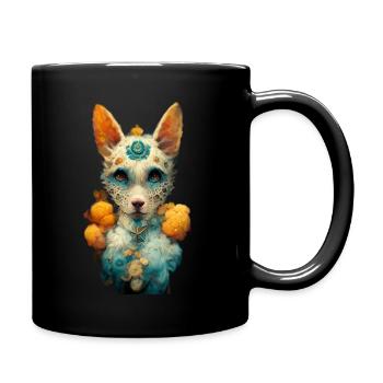 Chien de bétail australien, talon bleu, chien - Mug uni - noir - Droite