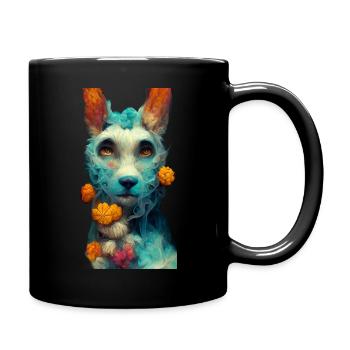 Chien, chien de bétail australien, talon bleu, - Mug uni - noir - Droite