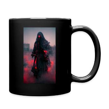 Red Grim reaper - Full Colour Mug - black - Right