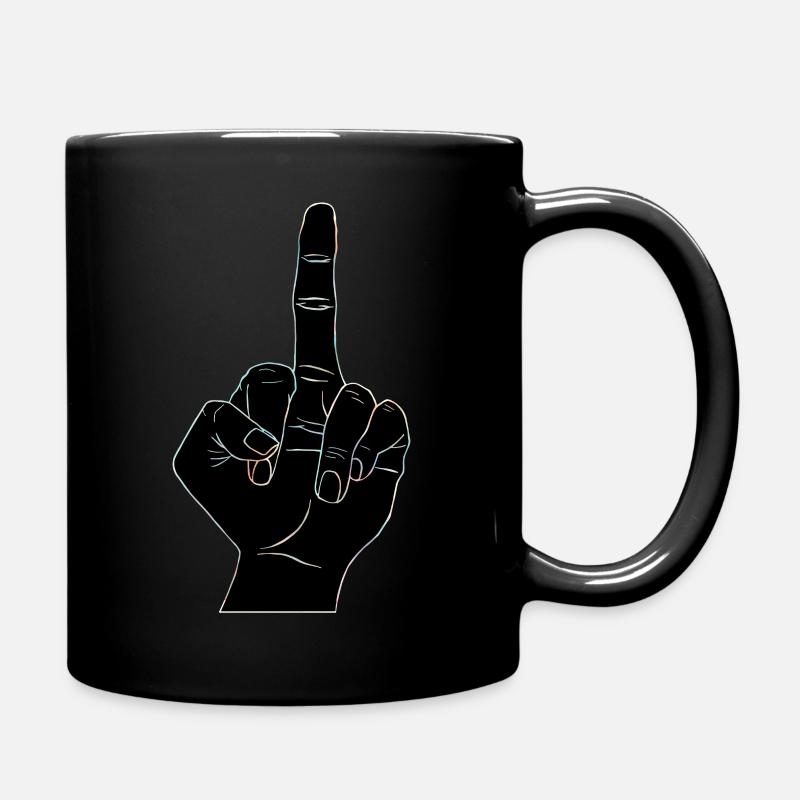 Doigt noir - Mug uni - noir