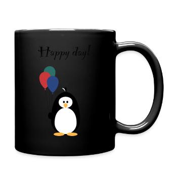 Peppelino - Happy day! - Full Colour Mug - black - Right