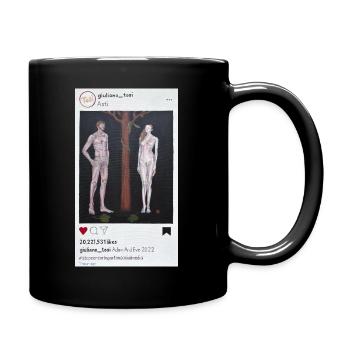 Adam And Eve 202 - Tasse einfarbig - Schwarz - Rechts
