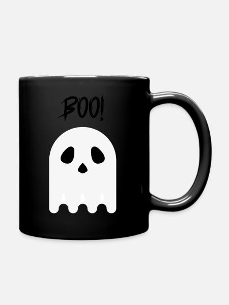 Boo - Full Colour Mug - black