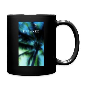 god provides - lk 12.24 - Tasse einfarbig - Schwarz - Rechts