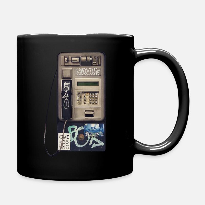 Telefonzelle fbg Artboard 1 - Tasse einfarbig - Schwarz
