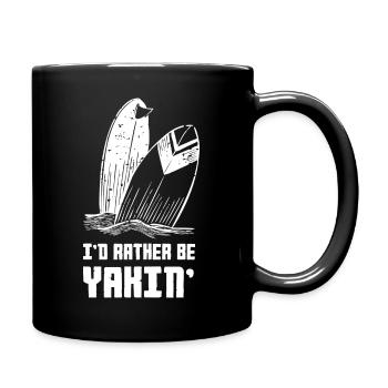 Skateboard SUP Surfing - Full Colour Mug - black - Right