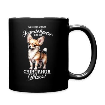 Chihuahua Spruch Hund Haustier Hunde Tier Kind - Tasse einfarbig - Schwarz - Rechts