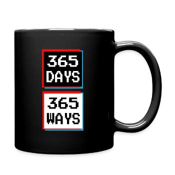 365 jours 365 façons - Mug uni - noir - Droite