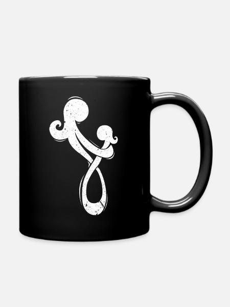 Mom infinity - Tasse einfarbig - Schwarz
