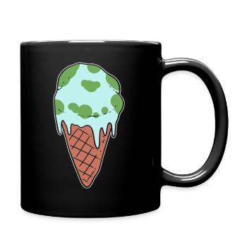 Militant environnemental de Melting Earth - Mug uni - noir - Droite