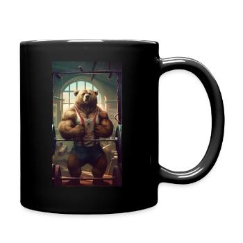 Training - Tasse einfarbig - Schwarz - Rechts