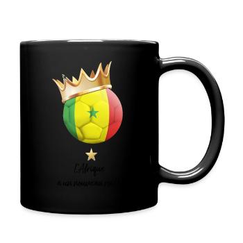 senegal - Mug uni - noir - Droite