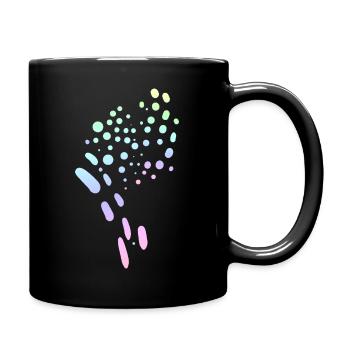 Art Nouveau Tribal - Mug uni - noir - Droite
