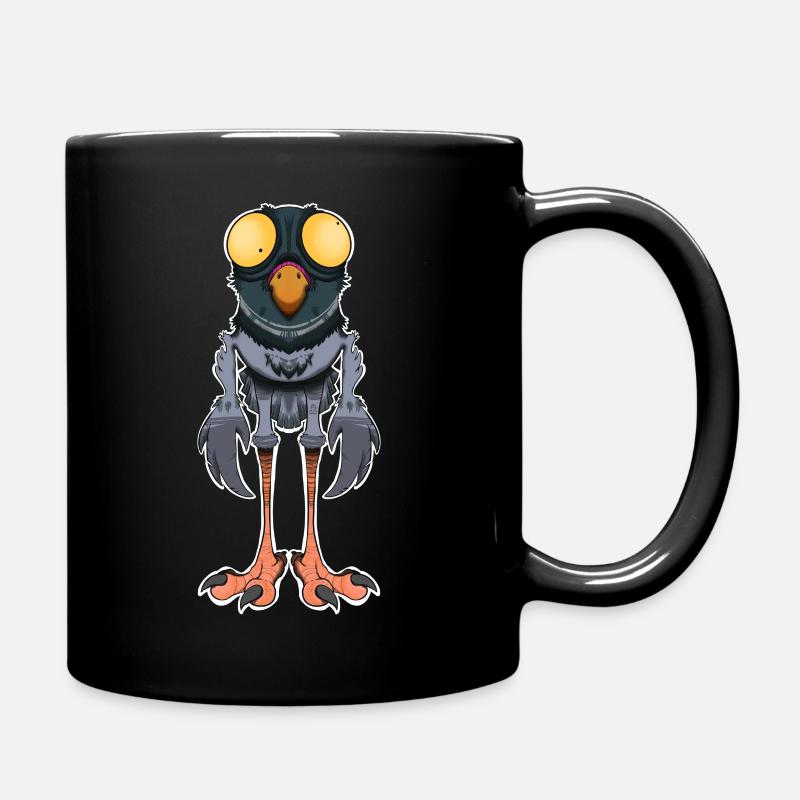 Taube - Tasse einfarbig - Schwarz