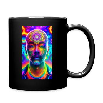 Spirituell - Tasse einfarbig - Schwarz - Rechts