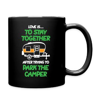 The Camper Van - Full Colour Mug - black - Right