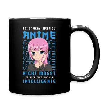 Japan Anime Serien Manga Anime - Tasse einfarbig - Schwarz - Rechts