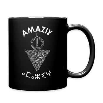 Fibule transparent - Mug uni - noir - Droite