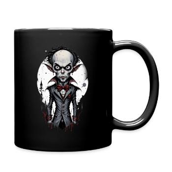 un vampire souriant 12 - Mug uni - noir - Droite