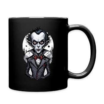 un vampire à grosse tête 3 - Mug uni - noir - Droite