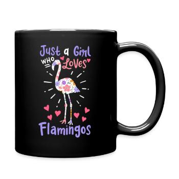 Flamingo Bird Flamingo Lover - Full Colour Mug - black - Right