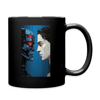MachineUP - Mug uni - noir - Droite