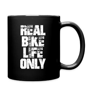 Real Bike Life Only Trash - Mug uni - noir - Droite