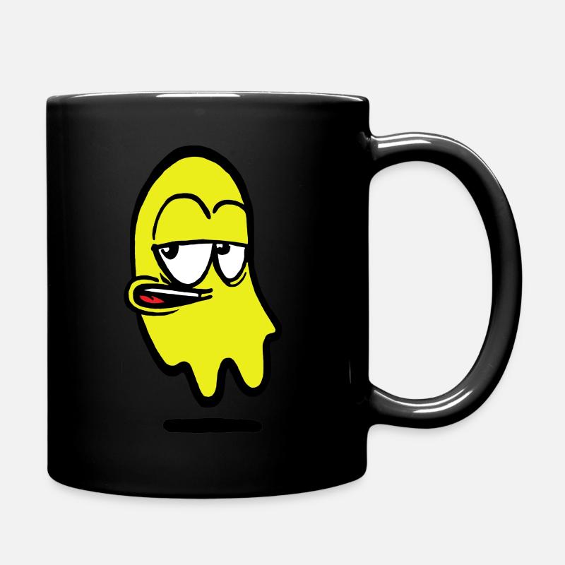 Chekker en jaune - Mug uni - noir