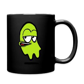 Chekker in green - Full Colour Mug - black - Right