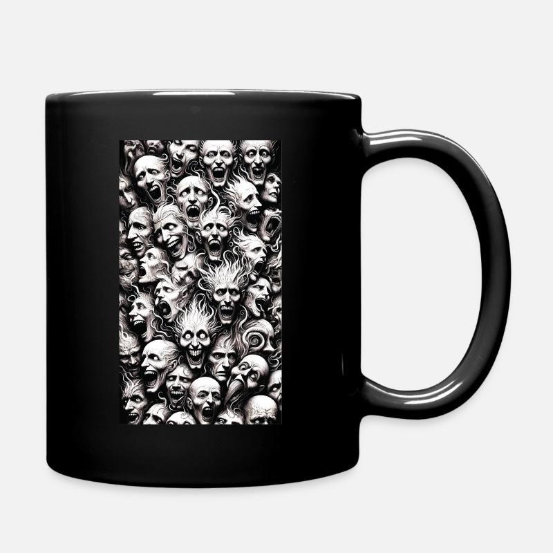 Fait face à la folie - Mug uni - noir