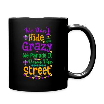 Mardi Gras Parade Costumes Fest Carnaval - Mug uni - noir - Droite