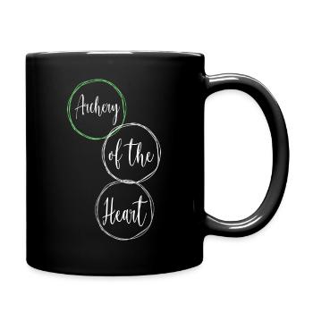 awesome archery techniques archery safety - Tasse einfarbig - Schwarz - Rechts