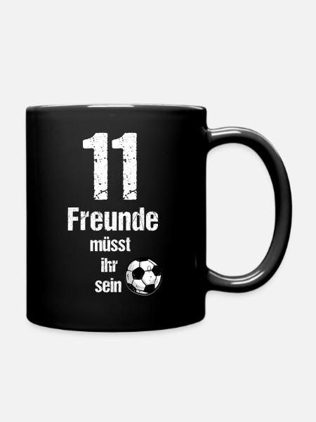Vous devez être onze amis - Mug uni - noir
