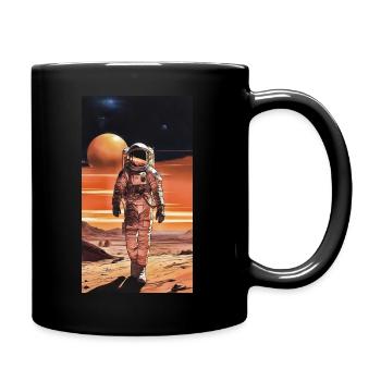 Le Dernier Martien - Mug uni - noir - Droite