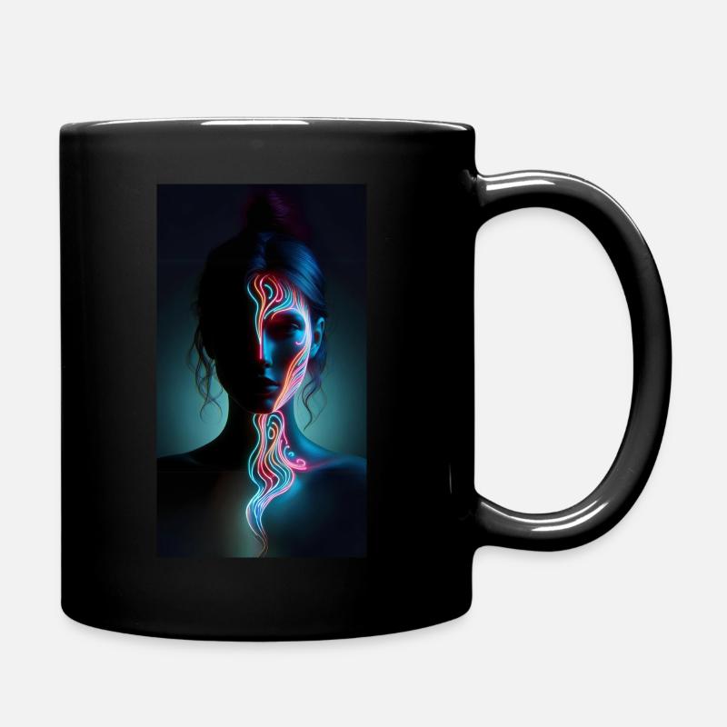 She Knows - Tasse einfarbig - Schwarz