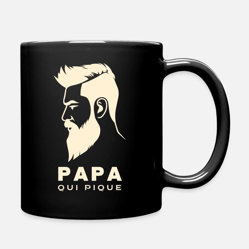 Bearded Dad - Full Colour Mug - black