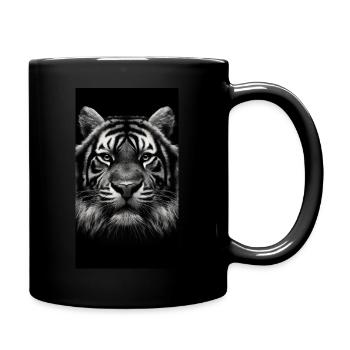 Tigre majestueux - Tigre impérial - Mug uni - noir - Droite