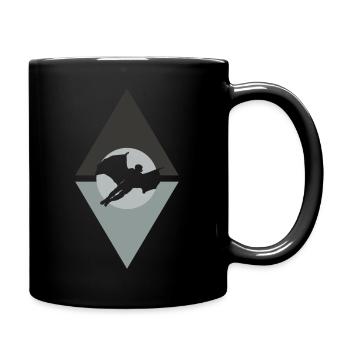 Wingsuit Flying - Full Colour Mug - black - Right