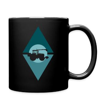 Maehdrescher Farmer Ranch - Full Colour Mug - black - Right