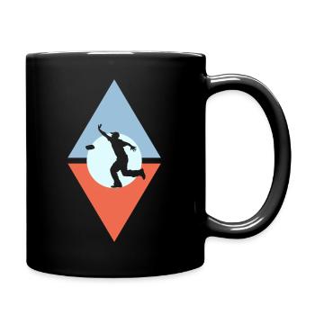 Règles du tournoi Cornhole - Mug uni - noir - Droite