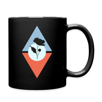Floristik Florist - Tasse einfarbig - Schwarz - Rechts