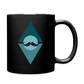 Bart Baertig Gentleman - Tasse einfarbig - Schwarz - Rechts