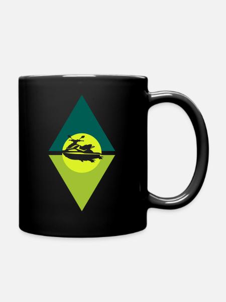 Jetski Wakeskate Motorboot - Tasse einfarbig - Schwarz