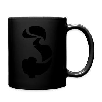 TRIATHLETE – TRIATHLON - Tasse einfarbig - Schwarz - Rechts
