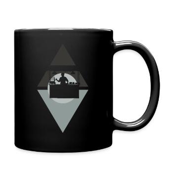 Snack savoureux restauration rapide - Mug uni - noir - Droite
