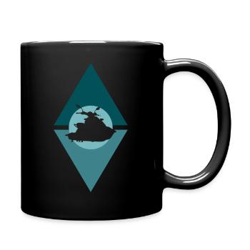 Jet ski water sports - Full Colour Mug - black - Right