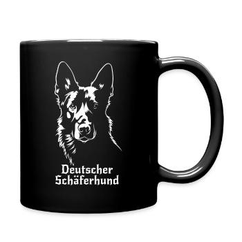 German Shepherd Dog Dog Best Seller - Full Colour Mug - black - Right