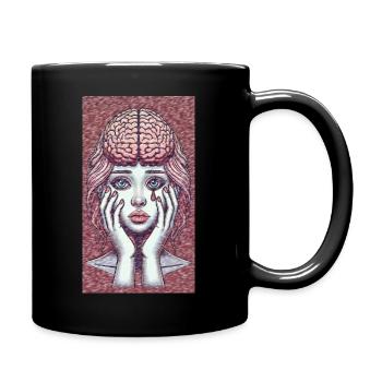 Dans mon - Mug uni - noir - Droite